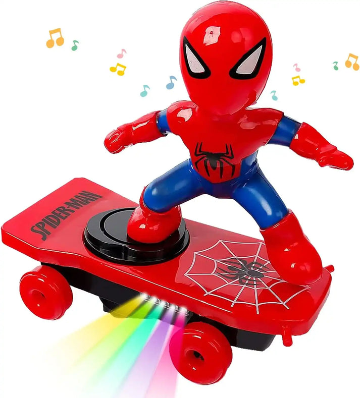 Spider Hero Stunt Skateboard Toy