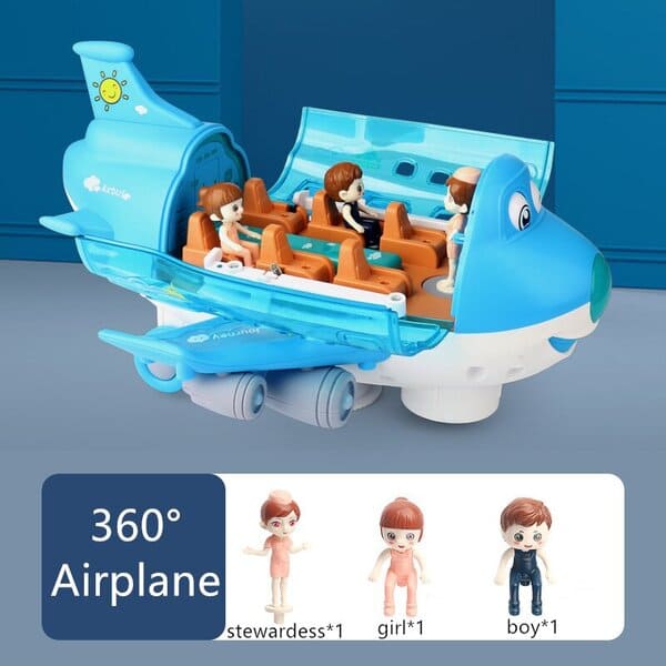 360° Rotating Musical Airplane Toy