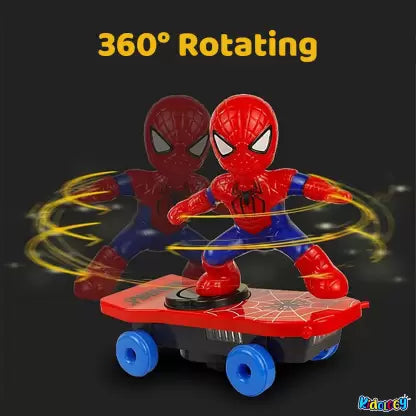 Spider Hero Stunt Skateboard Toy