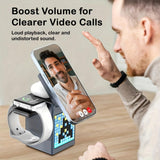 Bluetooth Speaker with Wireless Charger – High-Quality Sound & Fast Qi Charging
