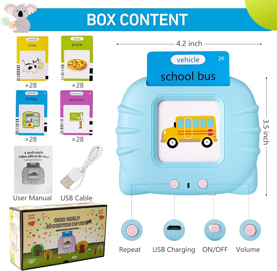 Talking Flash Cards Toy