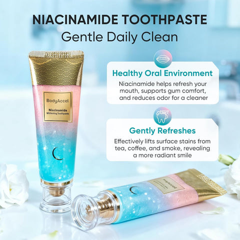 Niacinamide Whitening Toothpaste – Remove Yellow Stains in Days