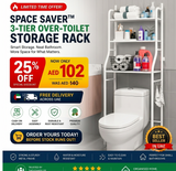 SpaceSaver™ 3-Tier Over-Toilet Storage Rack