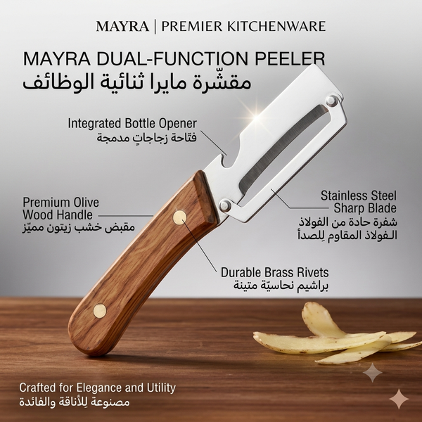مقشرة خضروات متعددة الاستخدامات للمطبخ 🔪