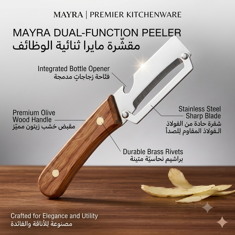 مقشرة خضروات متعددة الاستخدامات للمطبخ 🔪