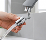 Universal Splash-proof Outer Joint Swivel Faucet  (Free Wrench Included!)