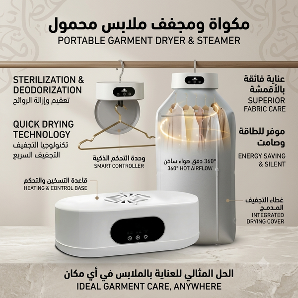 3 in 1 Electric Clothes Drying Machine