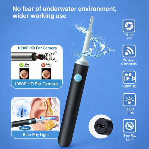Ear Canal Cleaner with 1080P Camera