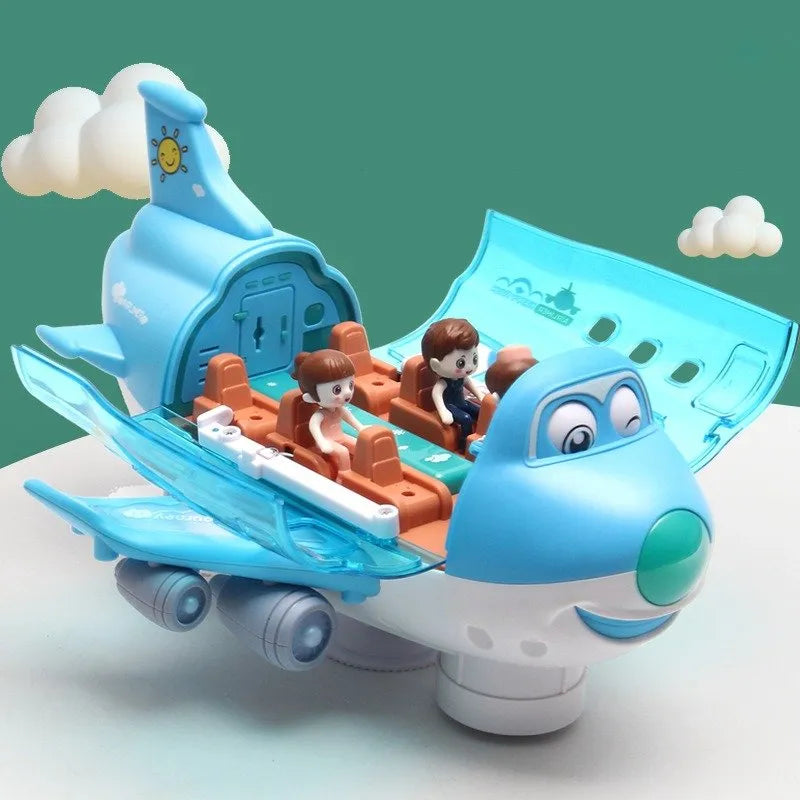 360° Rotating Musical Airplane Toy